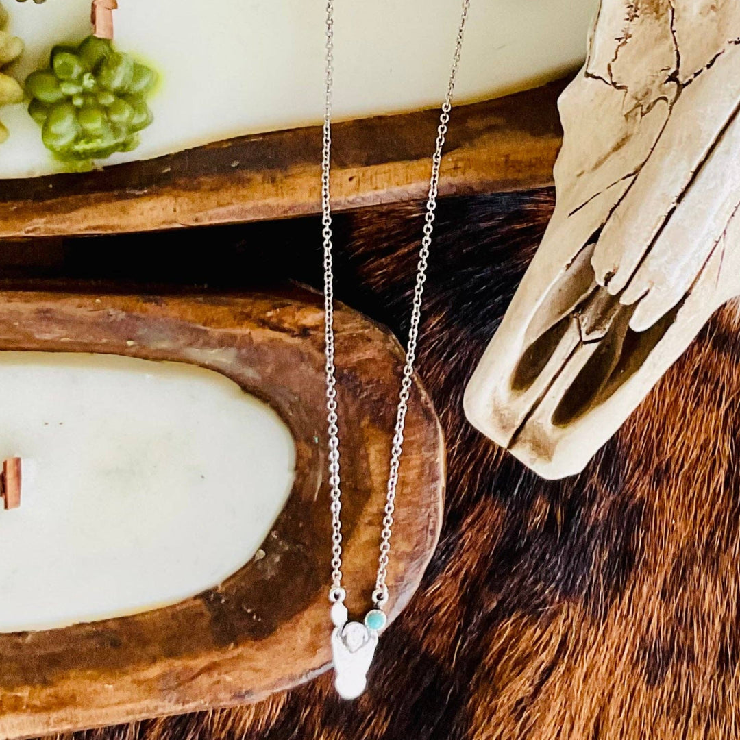 Western Horse Head Pendant Necklace