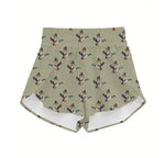 Shorts with duck pattern on a white background